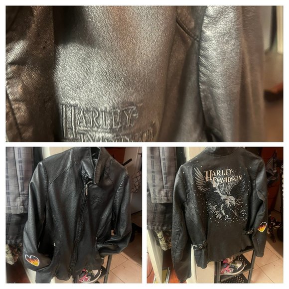 Authentic Harley Davidson women’s jacket L. Free shipping! - Picture 4 of 4